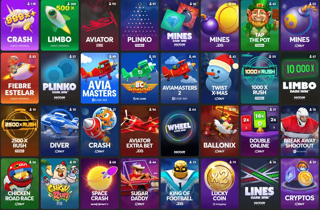 Juegos de BC.GAME